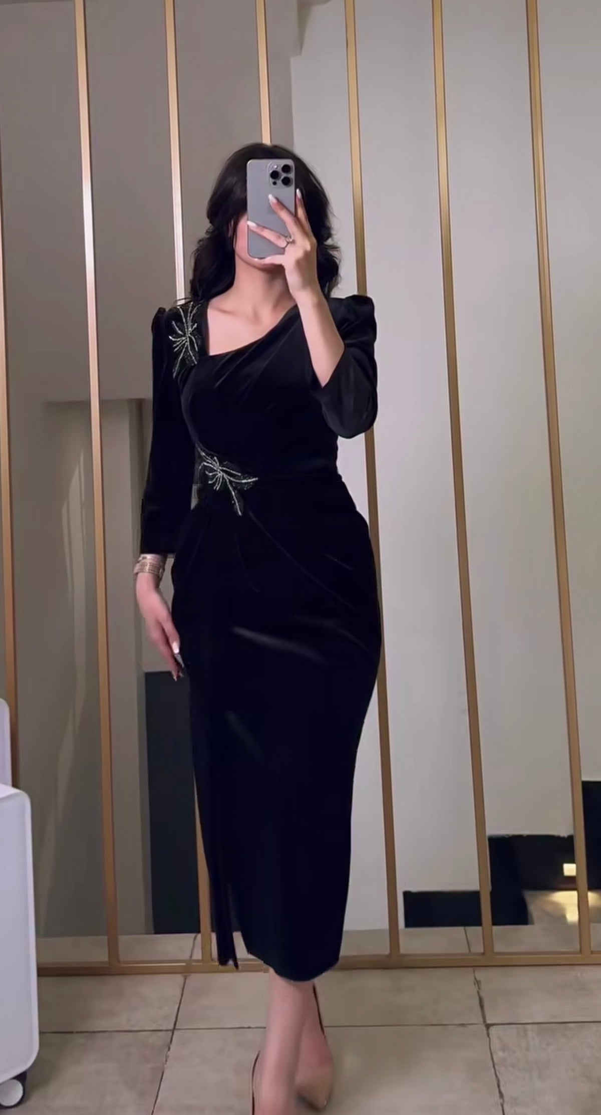 A luxurious dress